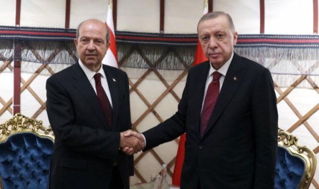 Cumhurbaşkanı Erdoğan, Bursa'da Kırgız ve KKTC'li mevkidaşlarıyla görüştü