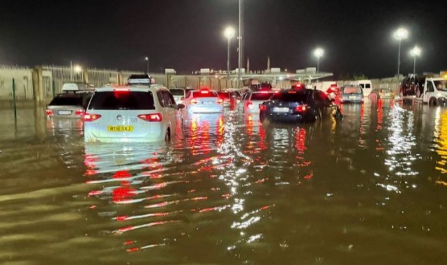 Edirne Kapıkule'deki su baskının ardından temizlik sürüyor