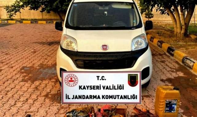 Kayseri jandarması hırsızlara göz açtırmadı