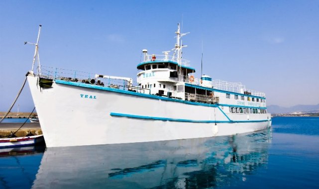 Kıbrıs'ın ilk yüzen gemi müzesi Girne Limanı'nda