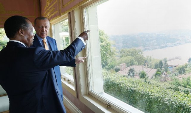 Kongolu mevkidaşından Cumhurbaşkanı Erdoğan'a ziyaret