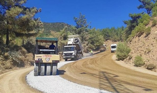 Muğla Büyükşehir Datça- Yaka’da Asfalt Çalışmasını Tamamladı