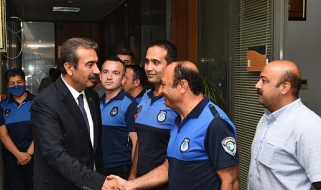 Soner Çetin’den zabıtaya teşekkür