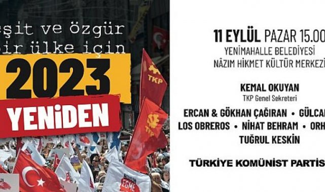 TKP İstanbul, Ankara ve İzmir buluşmalarına çağrıyor: 2023 Yeniden