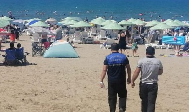 Zabıta sahillerdeki görevini başarıyla tamamladı