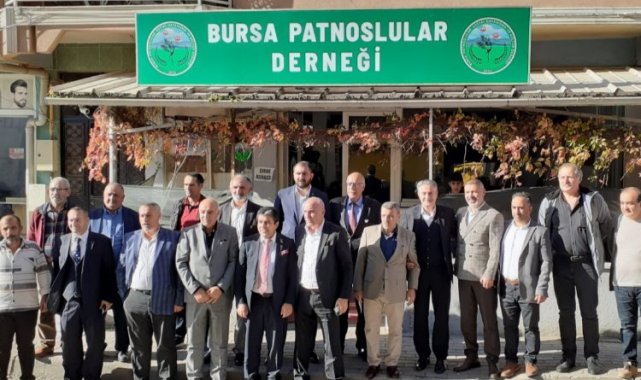 BURSAAKYAD'dan Bursa Patnos Derneği'ne iade-i ziyaret