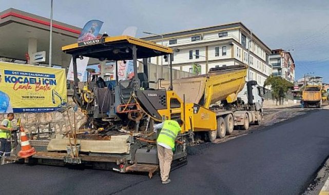 Körfez Abdülhamid Han Caddesi asfaltlandı