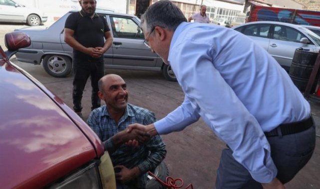 Mehmet Savran'dan yeni sanayi esnafına ziyaret