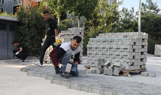 Mudanya Genelinde Beton Parke Çalışmaları Sürüyor