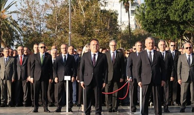 Antalya Büyükşehir Ata’yı saygı, sevgi ve özlemle andı