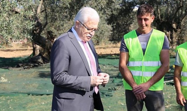 Başkan Deveciler Zeytin Emekçileriyle Buluştu