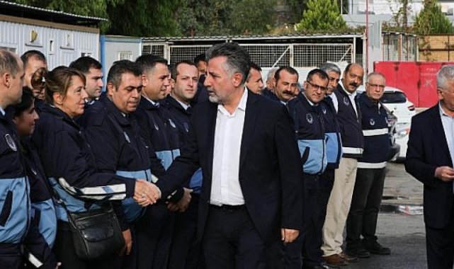 Başkan Sandal’dan zabıtaya ziyaret