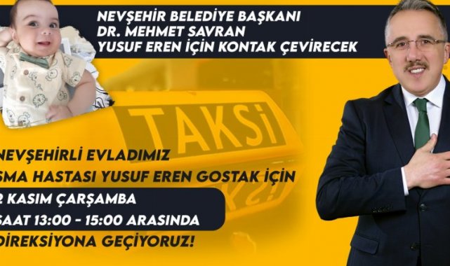 Mehmet Savran'dan SMA'lı minik Yusuf için şoför koltuğunda