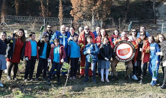 Polisan Holding, 11 Kasım’da 54 Dönümlük Alana 3 Bin Ağaç Dikti