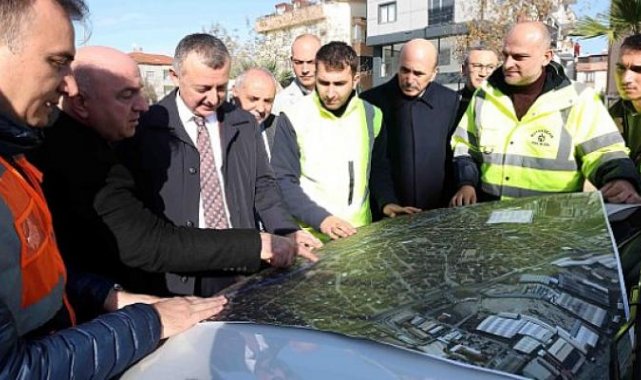 Başkan Büyükakın: Şehrimizin 350 farklı noktasında çalışıyoruz