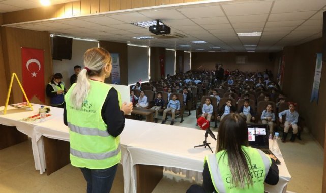 Gaziantep'te ilkokul öğrencilerine 'güvenlik' eğitimi