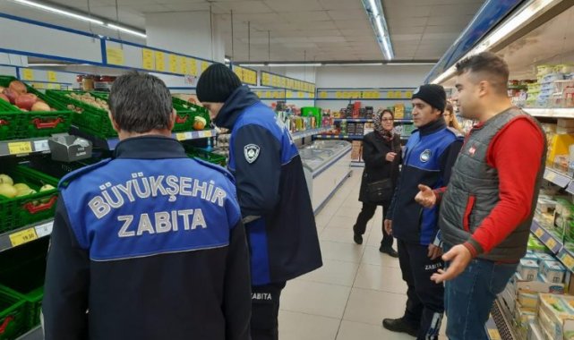 Manisa'da zincir marketlere denetim
