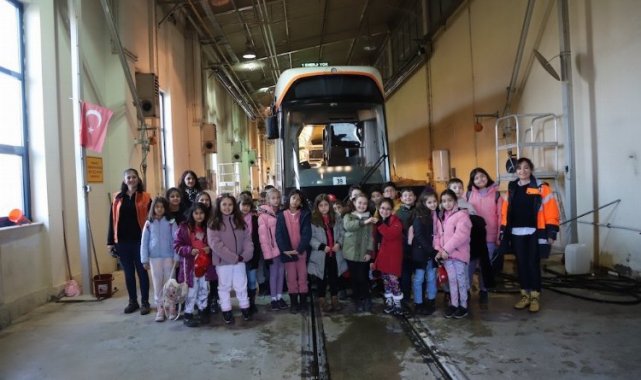 Minik öğrencilerden ESTRAM ziyareti
