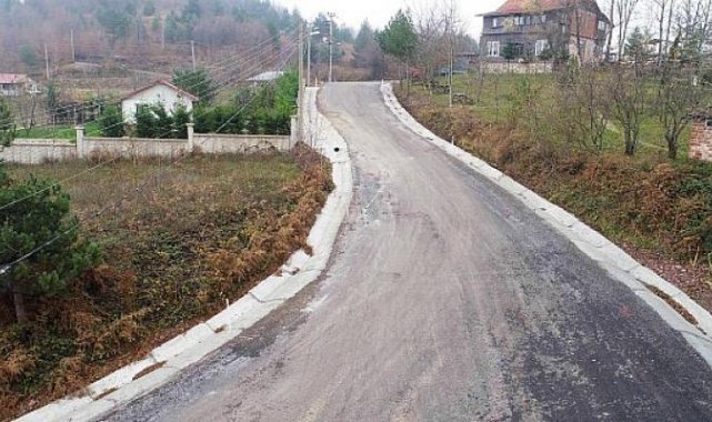 Servetiye Camii Köyü - Kirazpınar ile Yuvacık Hacıhaliller köy yolu asfaltlandı