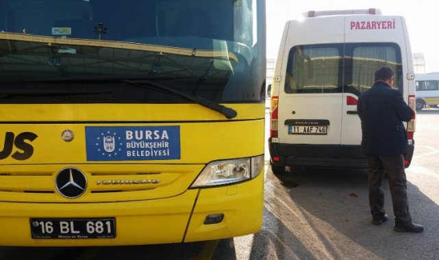 Bursa Terminali'nde yaşanan kaza yürekleri ağza getirdi