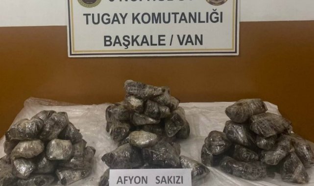 Van'da Hudut Birlikleri'nden uyuşturucu operasyonu