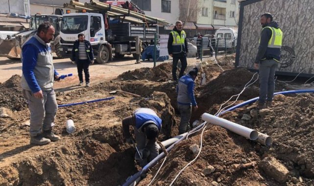 KASKİ'den Elbistan'a altyapı çalışması
