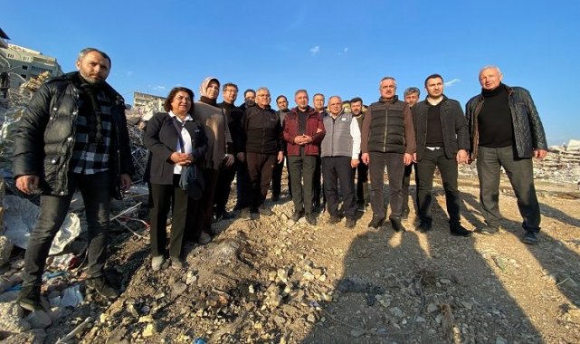 Kayseri meclisinden depremzedelere ziyaret