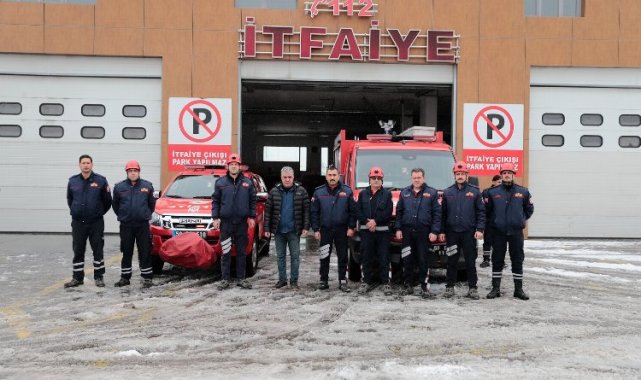 Nevşehir Belediyesi ekipleri deprem bölgesinde