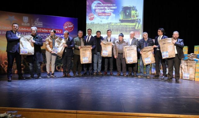 Silivri'de milli ayçiçek atağı başladı