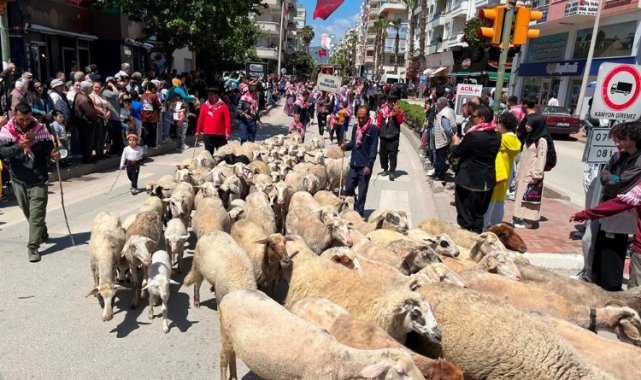 Antalya'da Yörükler temsili göç ettiler