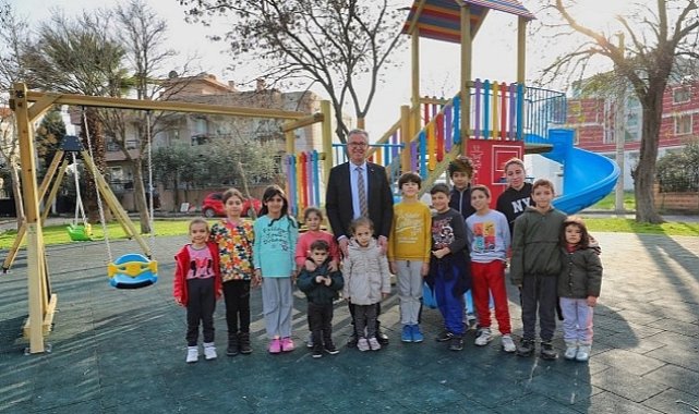 Gaziemir'de, park ve yeşil alanlara 44 milyonluk yatırım