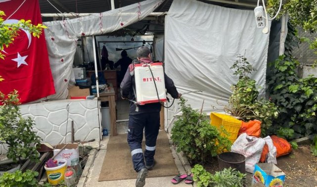 Hatay'da kapsamlı ilaçlama