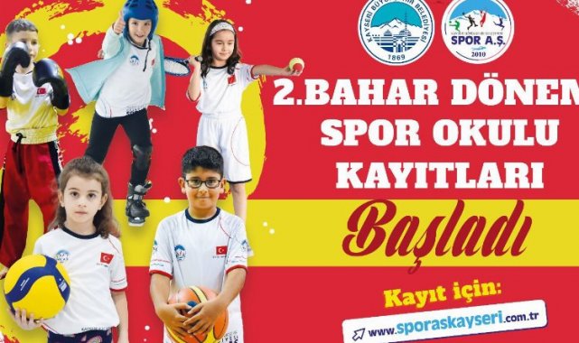 Kayseri Büyükşehir'de spor okulları başlıyor