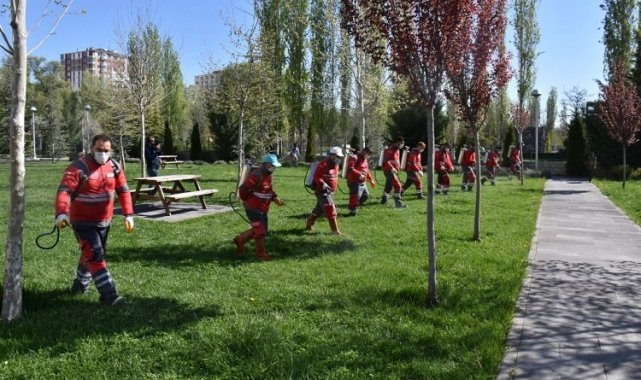 Kayseri Kocasinan Belediyesi'nden haşere ile mücadele