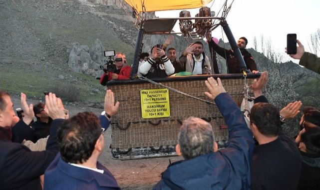 Kayseri protokolü turizm cenneti Soğanlı Vadisi'nde