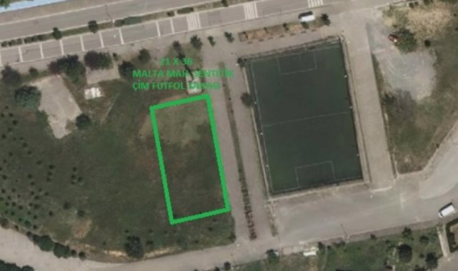 Kocaeli Malta Mahallesi'ne futbol sahası