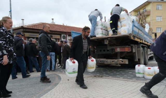 Küçük çiftçiye sıvı gübre desteği