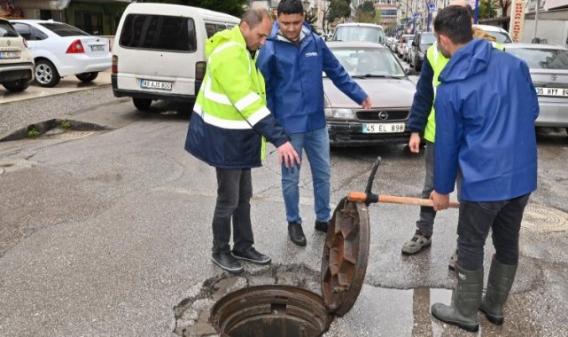 Manisa'da MASKİ ekipleri yağış sonrası sahada