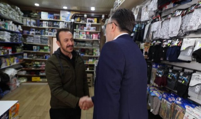 Mehmet Savran'dan esnaf ziyareti