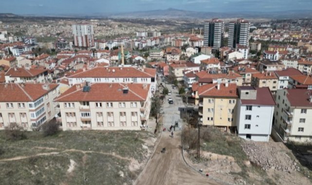 Nevşehir'de asfalt çalışmaları tam gaz