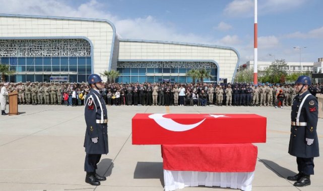 Şehit Jandarma Mehmet Gündüz dualarla uğurlandı