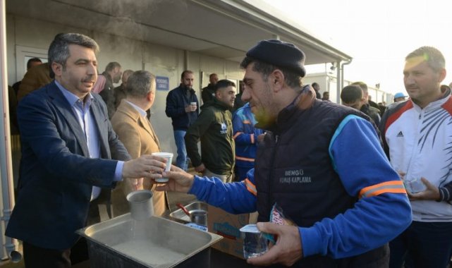 Bursa Yıldırım'da Başkan Yılmaz emekçileri unutmadı