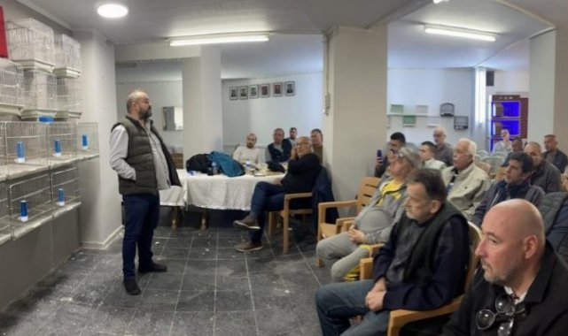 Kanarya yetiştiriciliği seminerine yoğun ilgi