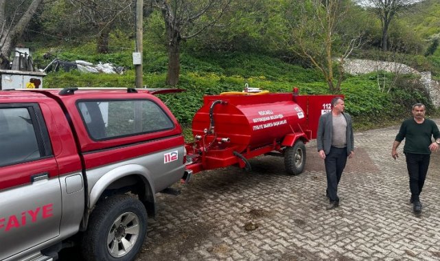 Karamürsel Tahtalı Mahallesi'ne yangın söndürme tankeri