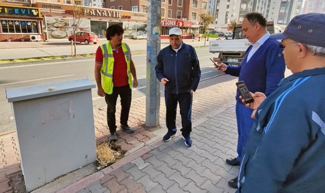 Kayseri Talas'ta 'Olay Yeri' çalışıyor
