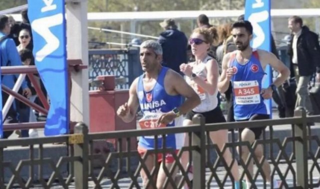 Manisalı atlet Bayram İstanbul Yarı Maratonu'na damga vurdu