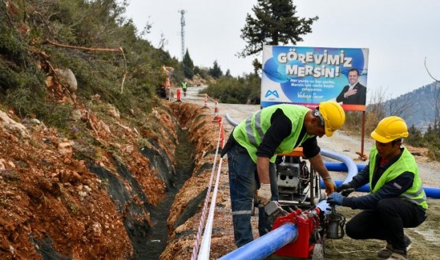 Mezitli'de içme suyu sorunu bitiyor