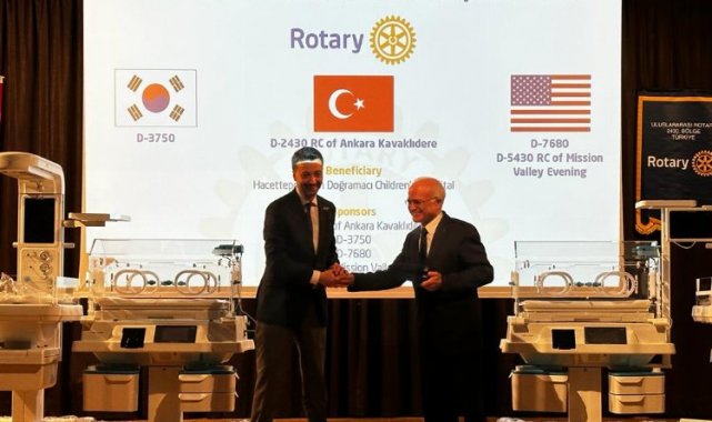 Rotary'den tıbbi cihaz bağışı
