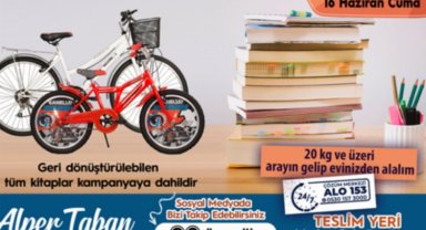 Bursa İnegöl'de kitaplar pedal çevirtecek