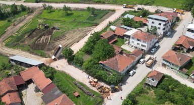 Bursa İnegöl'de yeni yollar ilçenin gelişime katkı sağlıyor